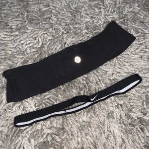 Lululemon and Nike headband